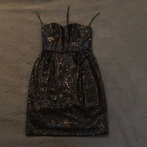 Black Sequin Party dress